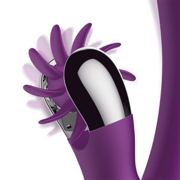 No. Two Vibrador Movimiento Finger y Rueda Estimuladora - Imagen 4