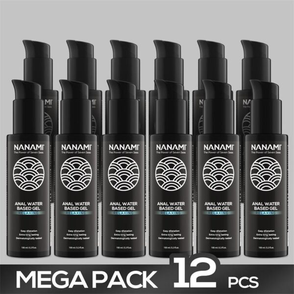 Pack 12 Gel Deslizante Anal a Base de Agua Relaxing 100ml