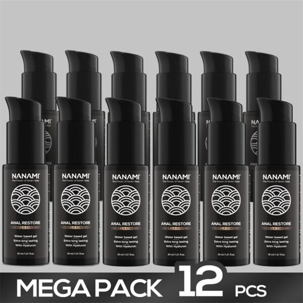 Pack 12 Gel Lubricante a Base de Agua Anal Restore 30ml