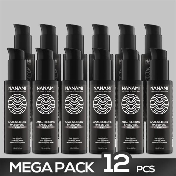 Pack de 12 Gel Lubricante Anal a Base de Silicona Relaxing 100 ml