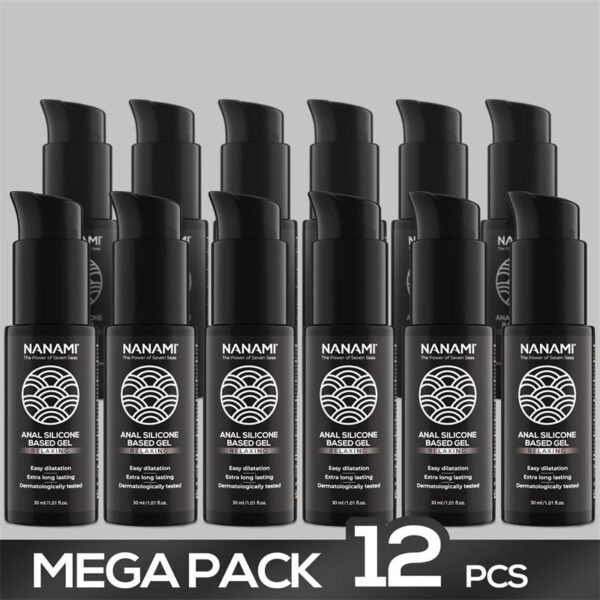 Pack de 12 Gel Lubricante Anal a Base de Silicona Relaxing 30 ml