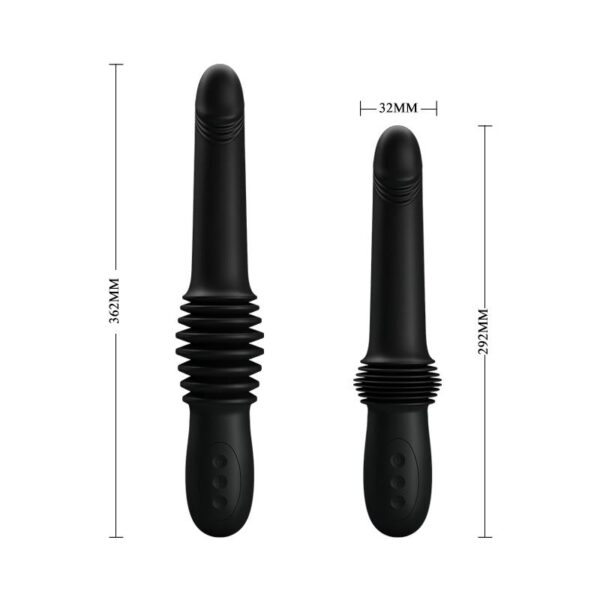 Pazuzu Vibrador con Thrusting USB Silicona - Imagen 8