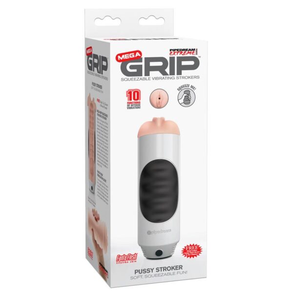 Masturbador Vibrador Mega Grip - Imagen 2