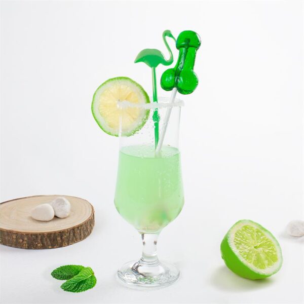 Piruleta de Pene Sabor Mojito con Alcohol - Imagen 3