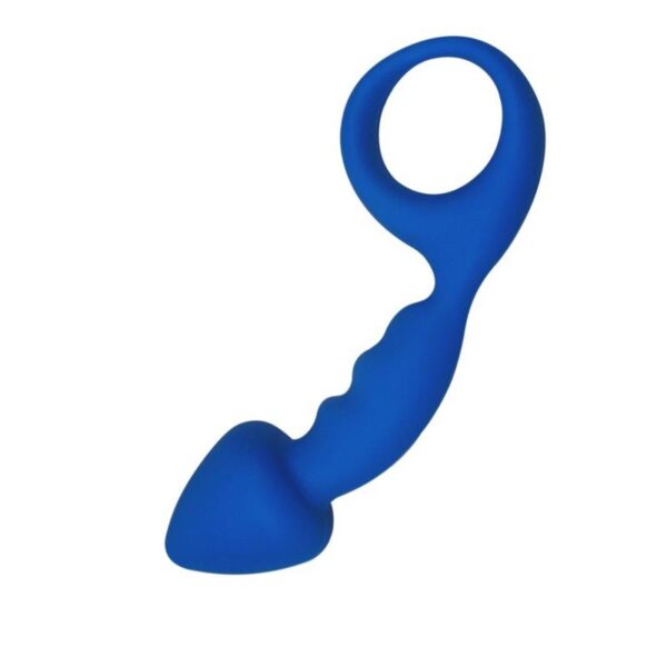 Plug Anal Budy Azul Silicona 13 cm - Imagen 2