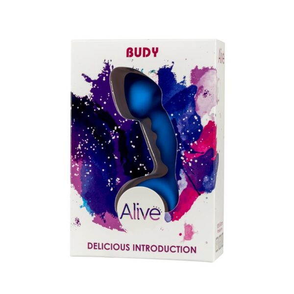 Plug Anal Budy Azul Silicona 13 cm - Imagen 3