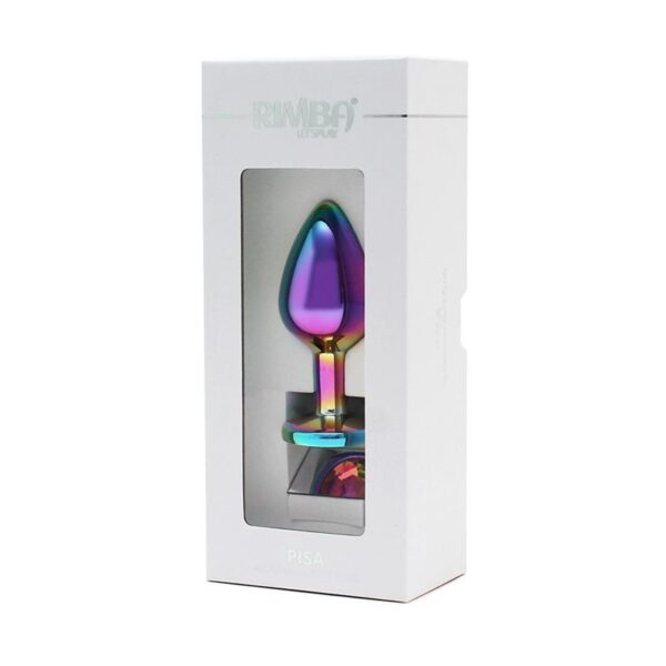 Plug anal con joya Arcoiris Pisa Rainbow - Imagen 4