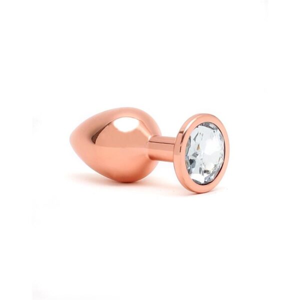 Plug Anal con Joya Pisa Rose Gold - Imagen 2