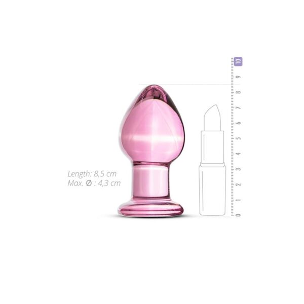 Plug anal Cristal Rosa - Imagen 3