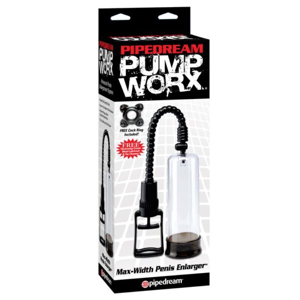 Pump Worx Alargador de Pene Max-Width Color Negro - Imagen 3