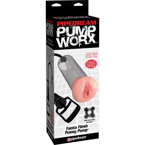 Pump Worx Succionadory Vagina Fanta Flesh - Imagen 2