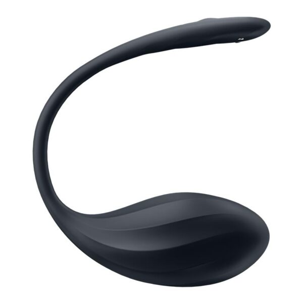 Ribbed Petal con Satisfyer Connect APP Negro - Imagen 2