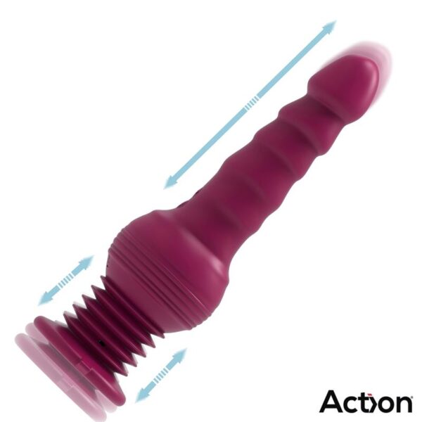 Rocket Vibrador con Thrusting Ultra Jet Thruster con Potente Ventosa - Imagen 3