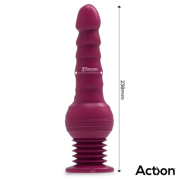 Rocket Vibrador con Thrusting Ultra Jet Thruster con Potente Ventosa - Imagen 8