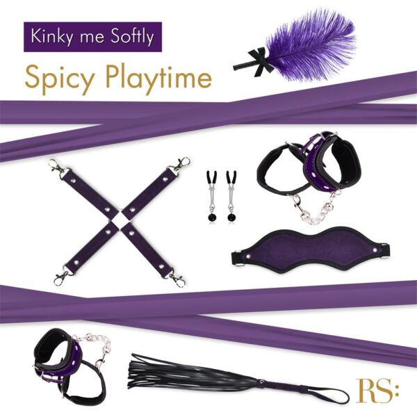 Set BDSM Soiree Kinky Me Softly Purpura - Imagen 2