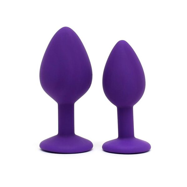 Set de 2 Plugs con Joya Berlin Purpura - Imagen 2