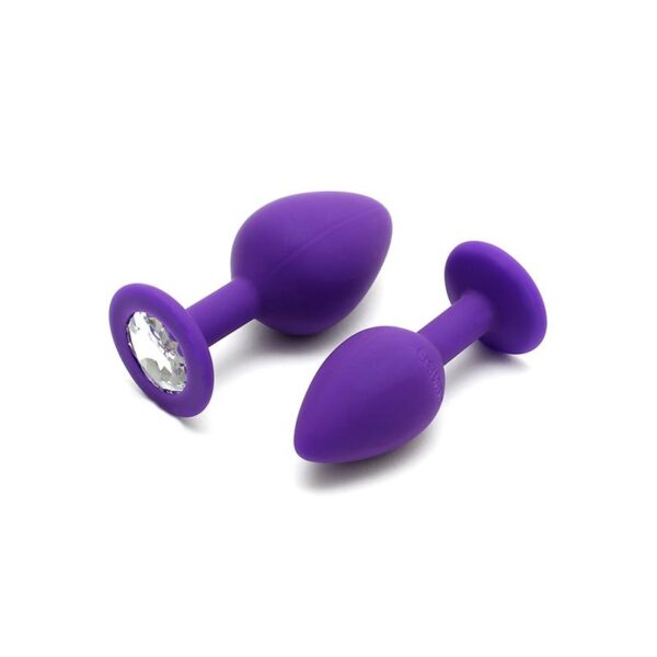 Set de 2 Plugs con Joya Berlin Purpura - Imagen 3