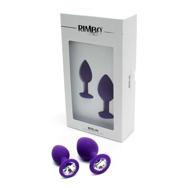 Set de 2 Plugs con Joya Berlin Purpura - Imagen 4