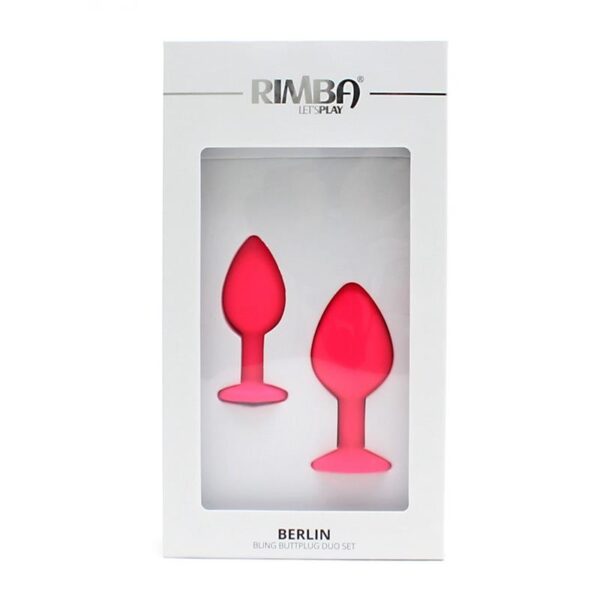 Set de 2 Plugs con Joya Berlin Rosa - Imagen 5