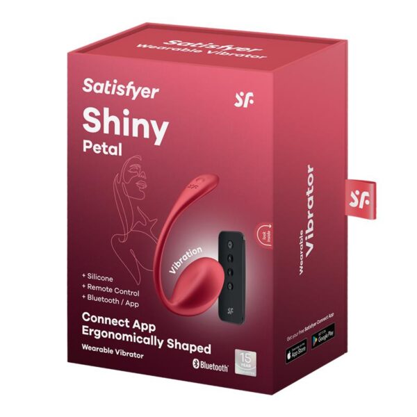 Shiny Petal con APP Satisfyer Connect Rojo - Imagen 7