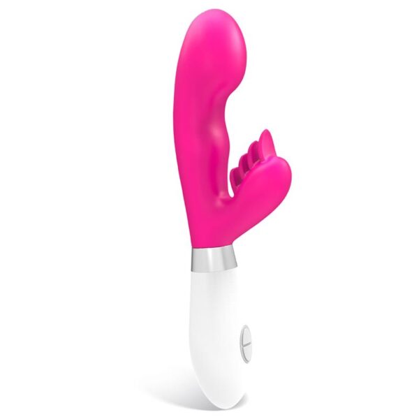 Sliper Vibrador Conejito Silicona Rosa - Imagen 4