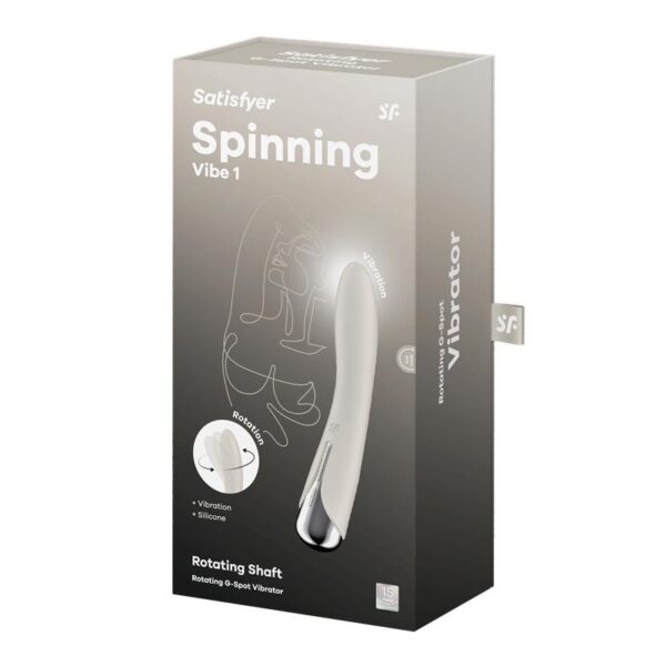 Spinning Vibe 1 Vibrador y Rotador Beige - Imagen 7