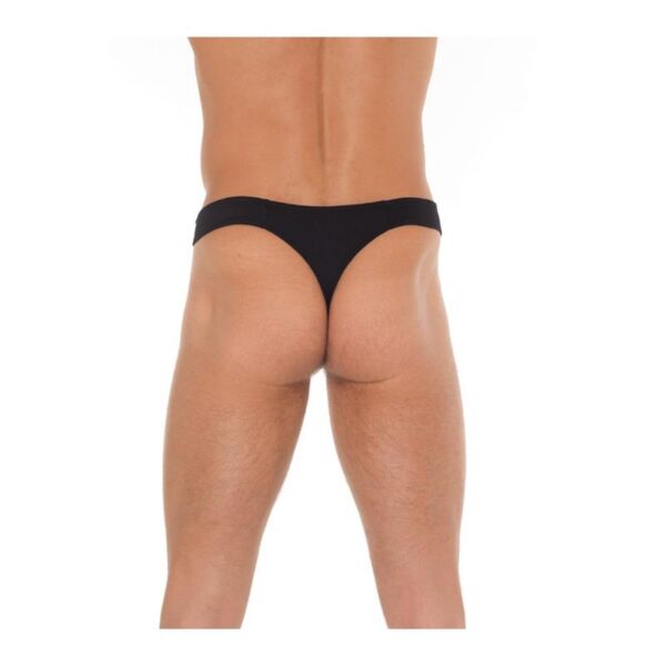 Tanga con Cremallera Negro Talla Unica - Imagen 2