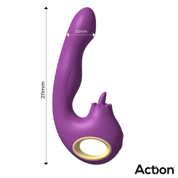 Toka Vibrador con Oscilación 360∫ y Lengua Estimuladora - Imagen 8