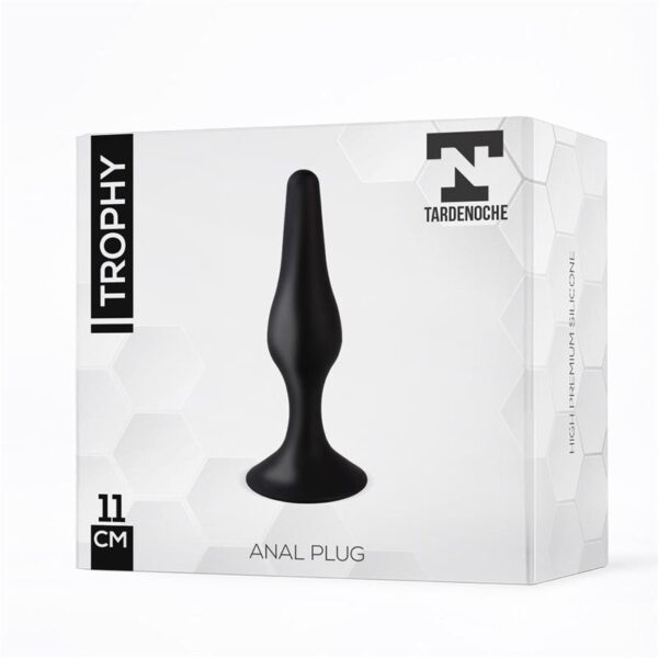 Trophy Plug Anal 11 cm Silicona Negro - Imagen 2