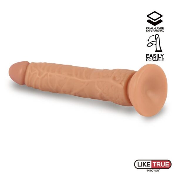 Tucker Dildo Realista Articulable-Posable 8.2 Natural - Imagen 4