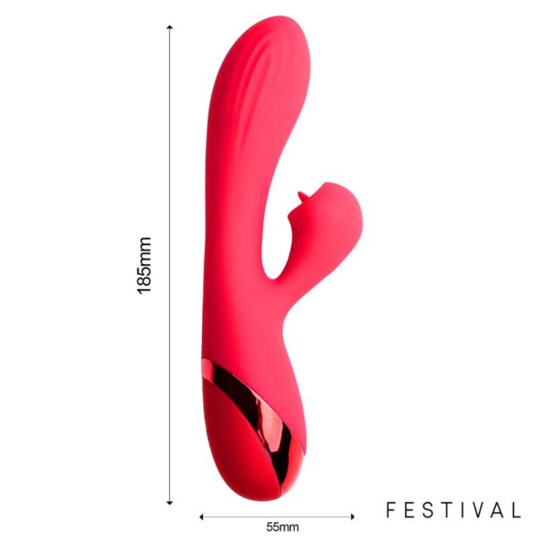 Turna Vibrador USB Rojo - Imagen 6