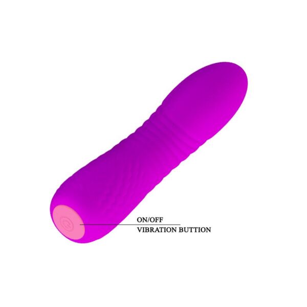 Vibrador Abner USB Silicona Purpura - Imagen 3