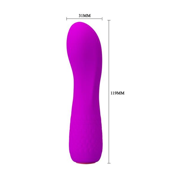 Vibrador Adam USB Silicona Purpura - Imagen 4