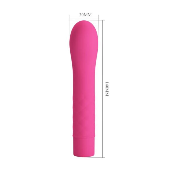 Vibrador Atlas Silicona Rosa - Imagen 6