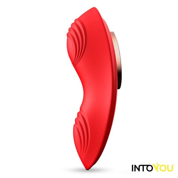 Vibrador de Braguita con APP Silicona Rojo - Imagen 3