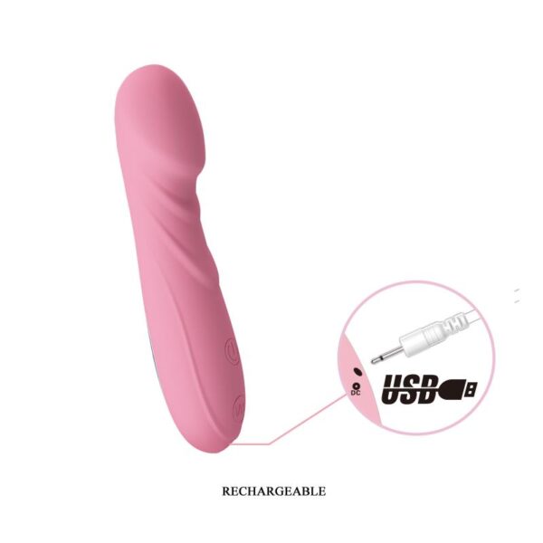 Vibrador Candice Color Rosa Claro - Imagen 8