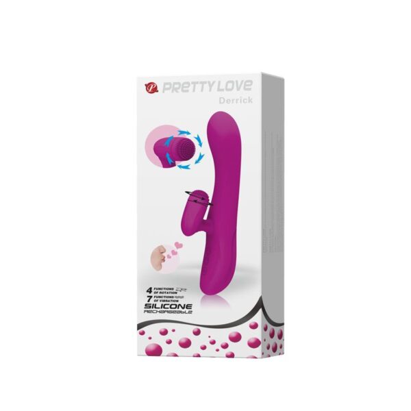 Vibrador Derrick Color Rosa - Imagen 8