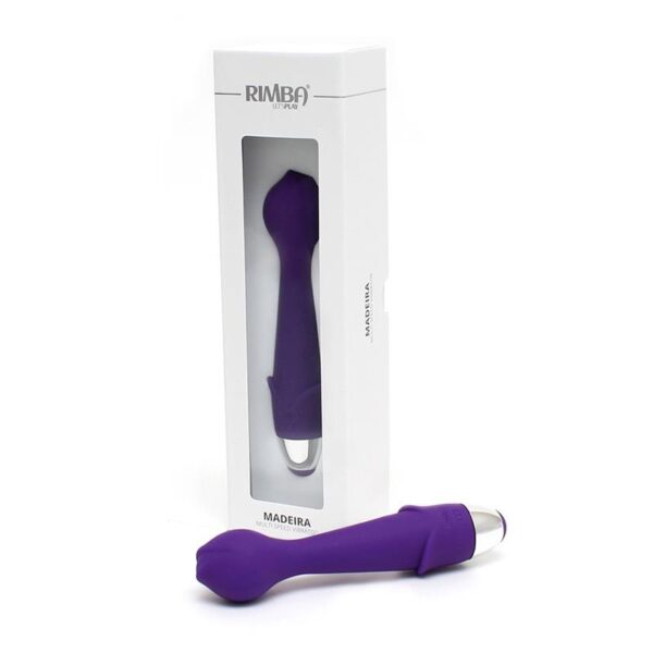 Vibrador Flower Power Madeira Purpura - Imagen 4