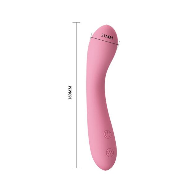 Vibrador Gloria Color Rosa Claro - Imagen 5