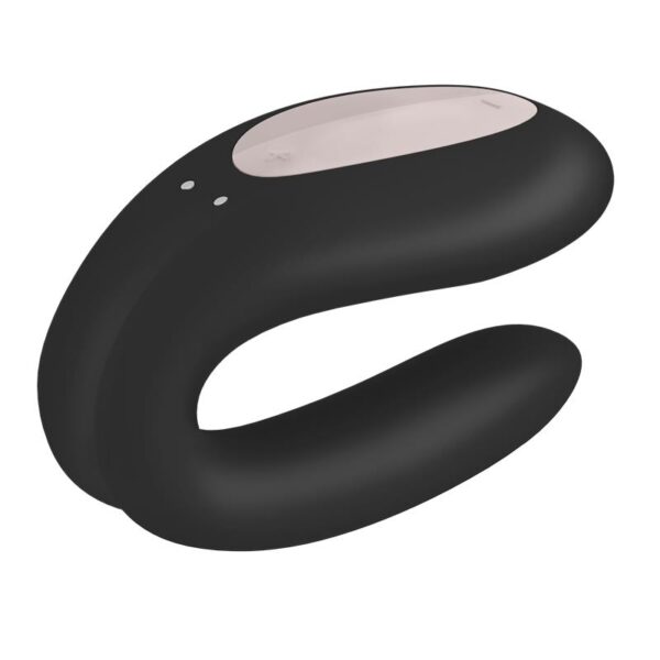 Vibrador para Parejas con APP Double Joy Negro - Imagen 5