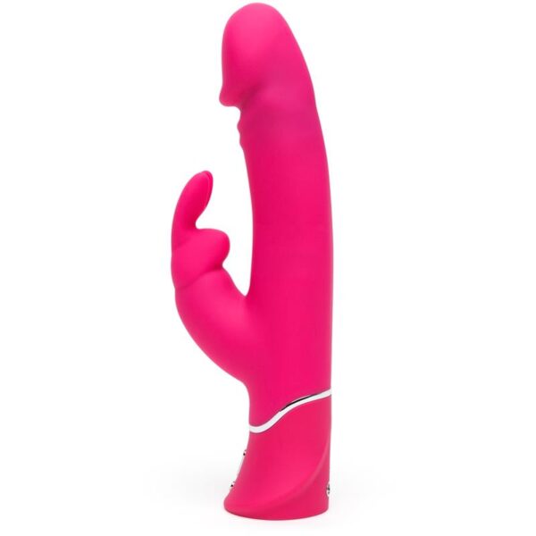 Vibrador Realistic Dual Density Rabbit Rosa - Imagen 2