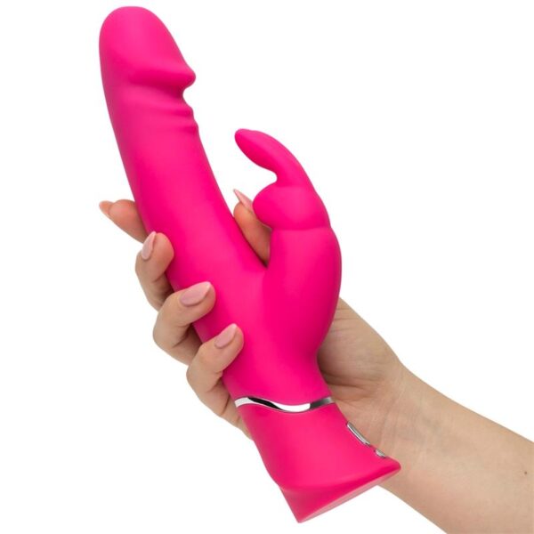 Vibrador Realistic Dual Density Rabbit Rosa - Imagen 4