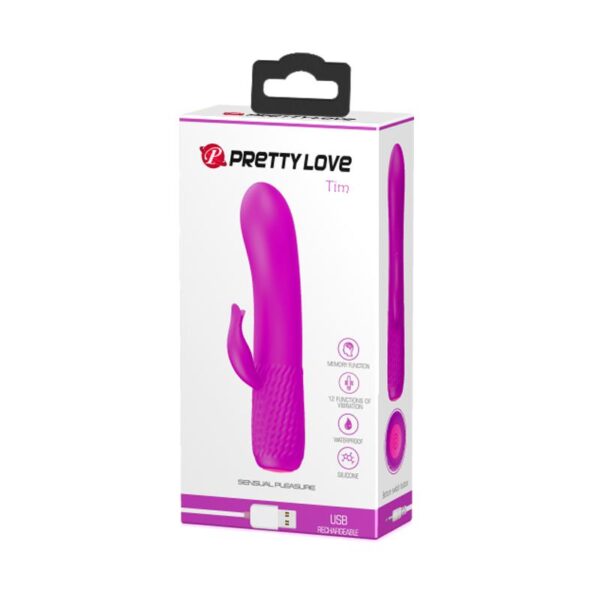 Vibrador Tim USB Silicona Purpura - Imagen 5