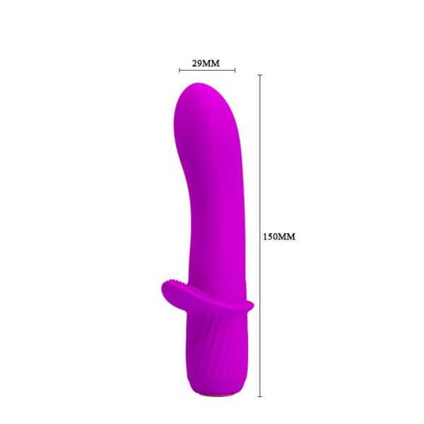 Vibrador Troy USB Silicone Purpura - Imagen 5