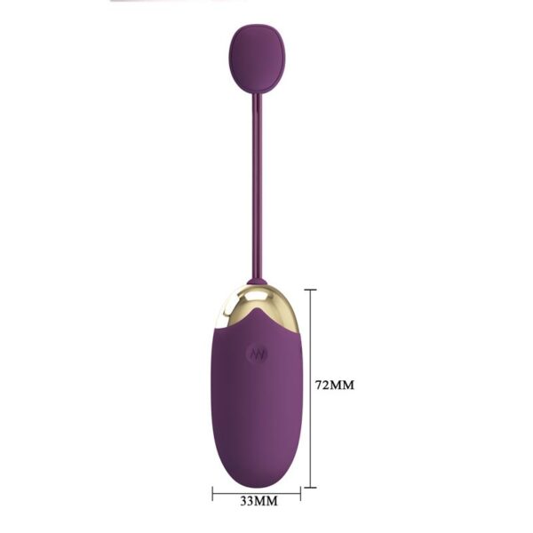 Abner Huevo Vibrador con App Lila - Imagen 5