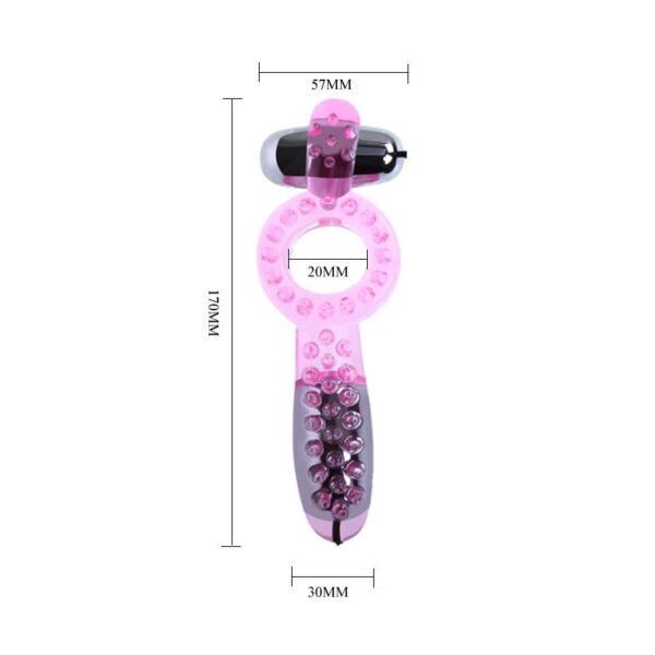 Anillo Vibrador Doble Couple Collection Rosa - Imagen 7