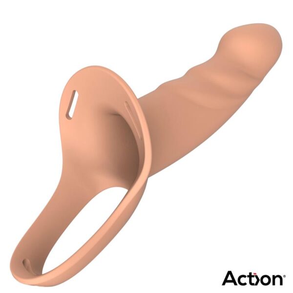 Arnés Strap-on con Dildo Hueco Silicona Premium Talla L - Imagen 5