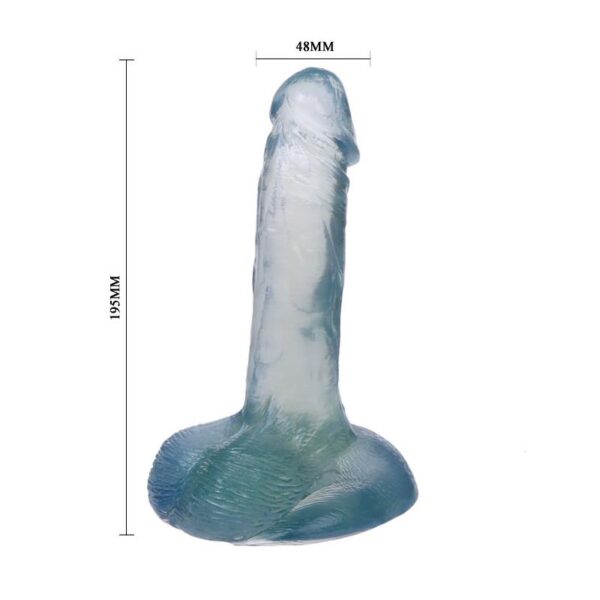 Baile Dildo Transparente - Imagen 6