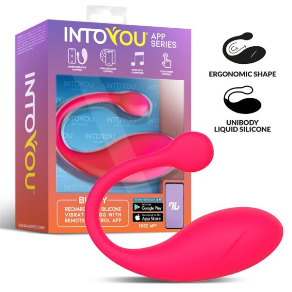 Bulby Huevo Vibrador con APP Rosa Intenso - Imagen 2