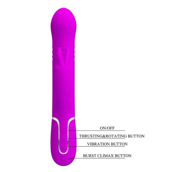 Coale Vibrador con Bolas Rotatorias y Up and Down USB - Imagen 8